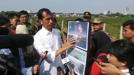 ( WOW )Jokowi Akan Jadikan Waduk Ria Rio Hutan Kota dan Pengendali Banjir