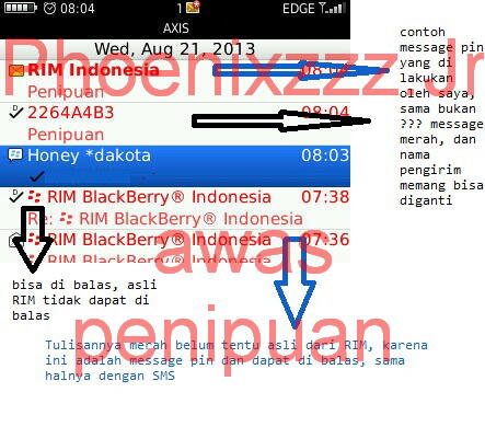 &#91;hati - hati&#93; Awas Penipuan mengatas nama kan BlackBerry Indonesia