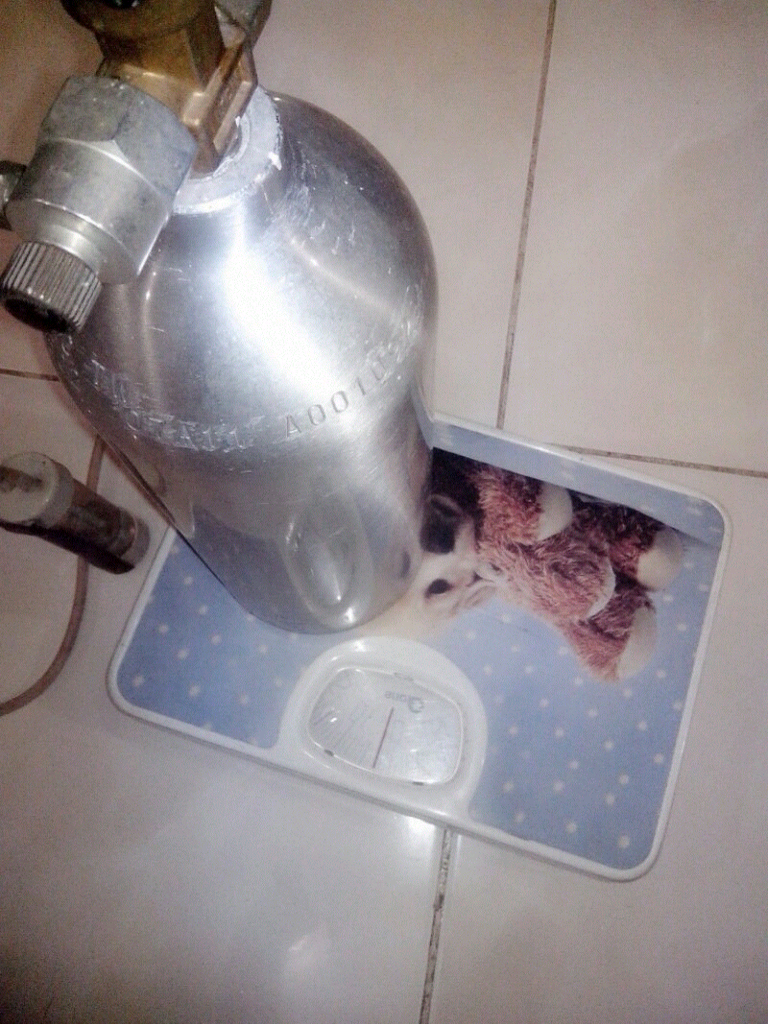 jual second tabung Co2 dan filter canister Jebo 858