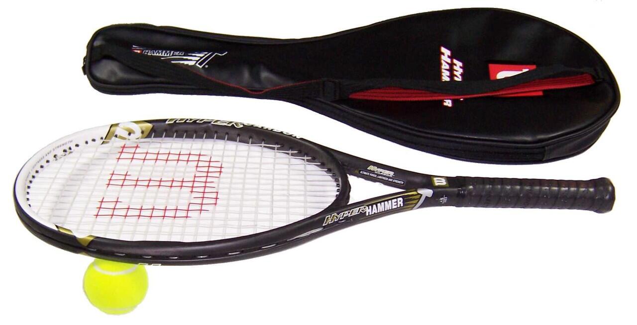 Raket Tenis Wilson HYPER cArBoN HaMmEr sYzTeM 5.3 STRETCH oVeRsizE ORIGINAL
