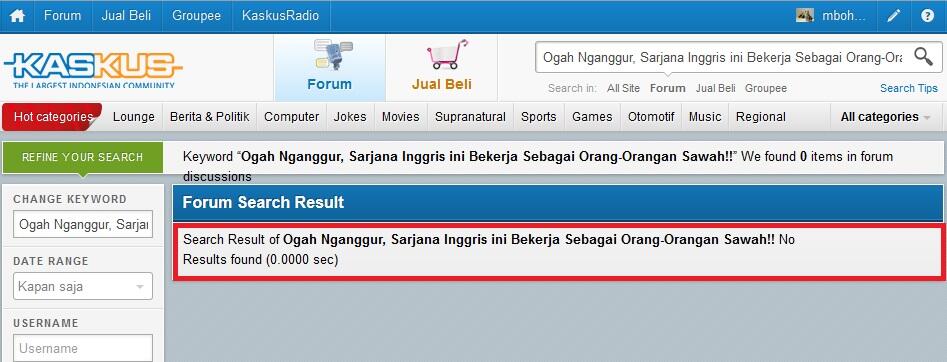 OGAH NGANGGUR!!, Sarjana Inggris ini Bekerja Sebagai Orang-Orangan Sawah!!