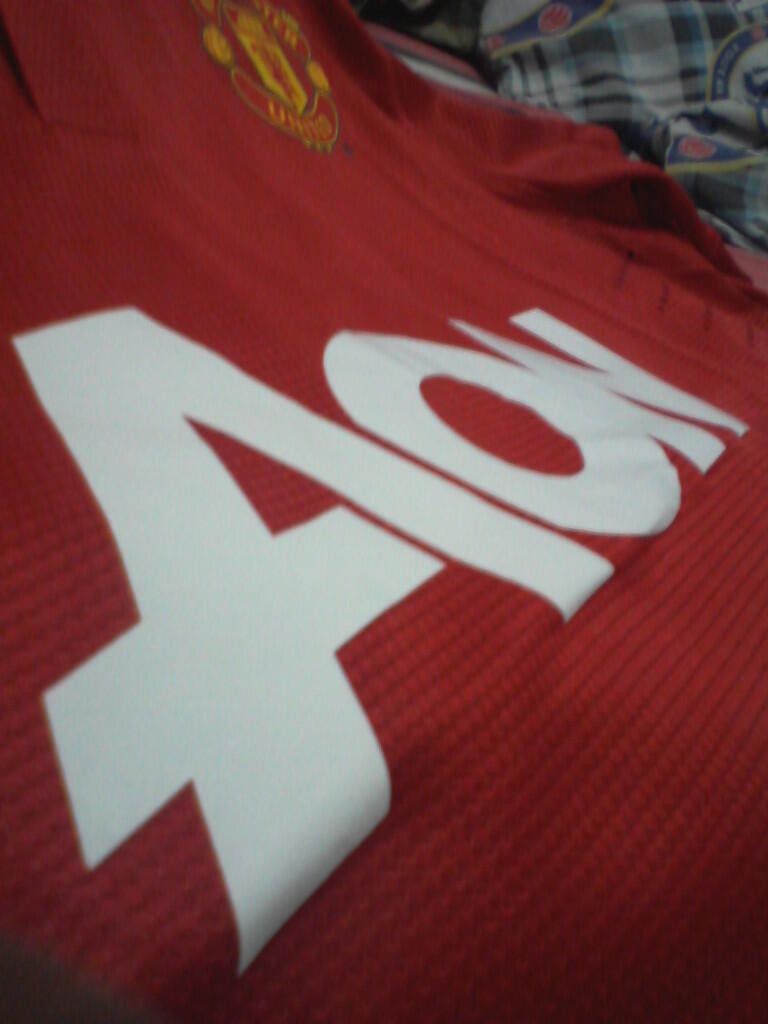 &#91;JUAL&#93; Jersey Manchester United Home 13/14 PI + Patch