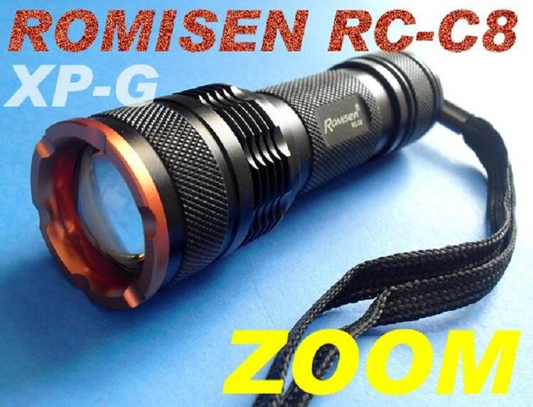 Aneka Senter Cree Ultrafire C8-T6, Q5 zoom,Mini, Romisen Warm, Battery 18650, Charger