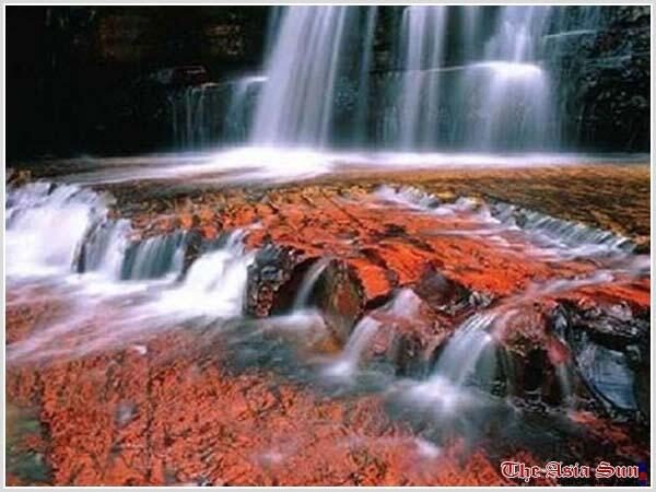 Serrania de La Macarena sungai lima warna yang menakjubkan!