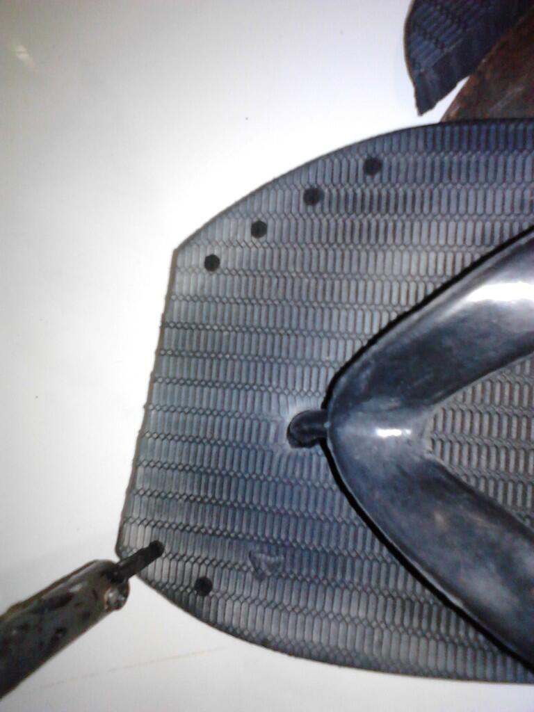 Sandal Biasa Jadi Keren-sandal jepit modif gampang murah