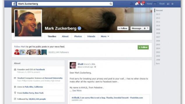 Facebook Mark Zuckerberg Dibajak