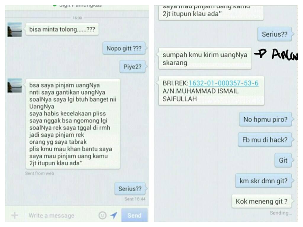 hati2 penipuan via jejaring sosial gan