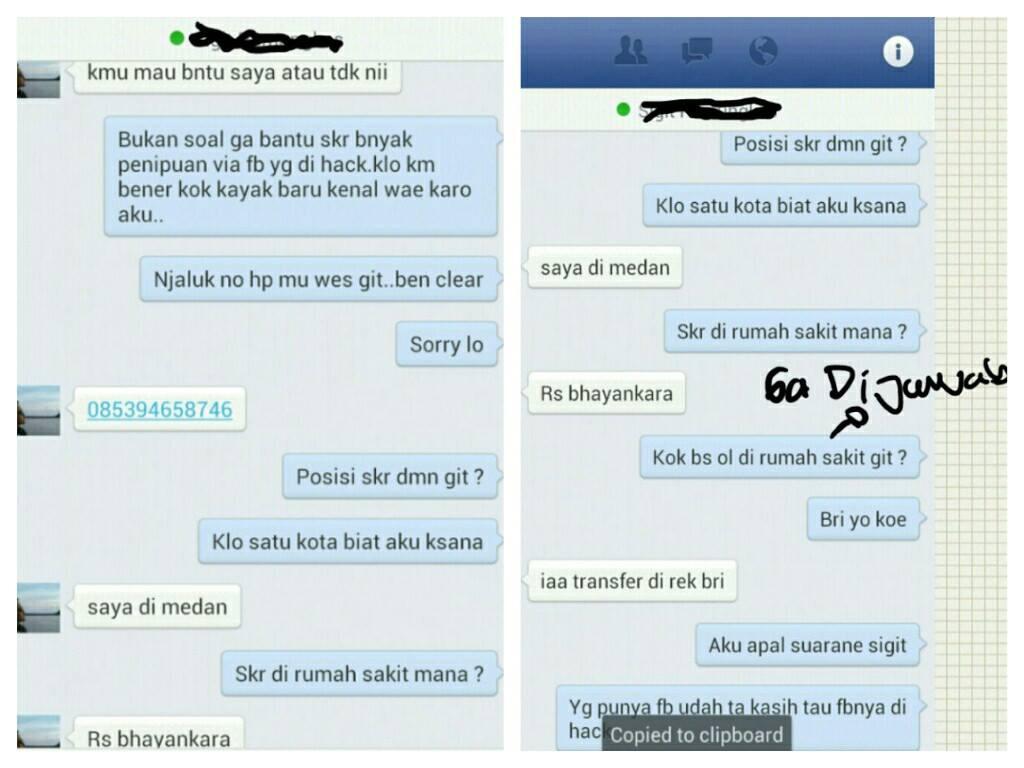 hati2 penipuan via jejaring sosial gan