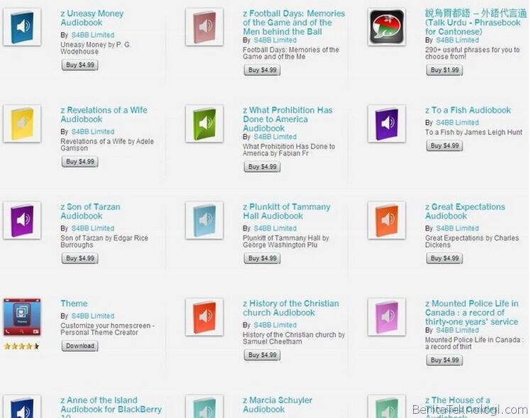 47 Ribu Aplikasi Sampah dari Satu Developer Banjiri BlackBerry World