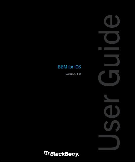 TERUNGKAP, fitur-fitur yang ada dalam BBM for iOS sesuai user guide