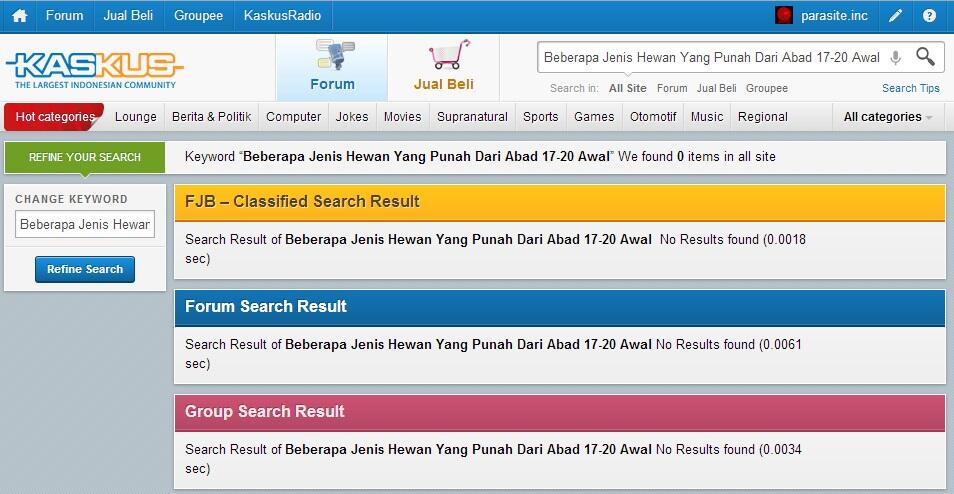 Beberapa Jenis Hewan Yang Punah Dari Abad 17-20 Awal