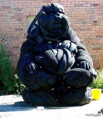 &#91;PIC&#93; Kreatif gan ! Dari ban bekas 