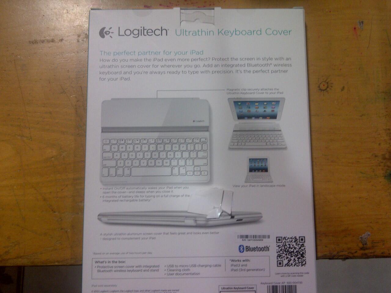 LOGITECH ULTRATHIN KEYBOARD FOLIO IPAD 2/3/4,MINI 1,2,IPAD AIR,SAMSUNG NOTE PRO12.2"