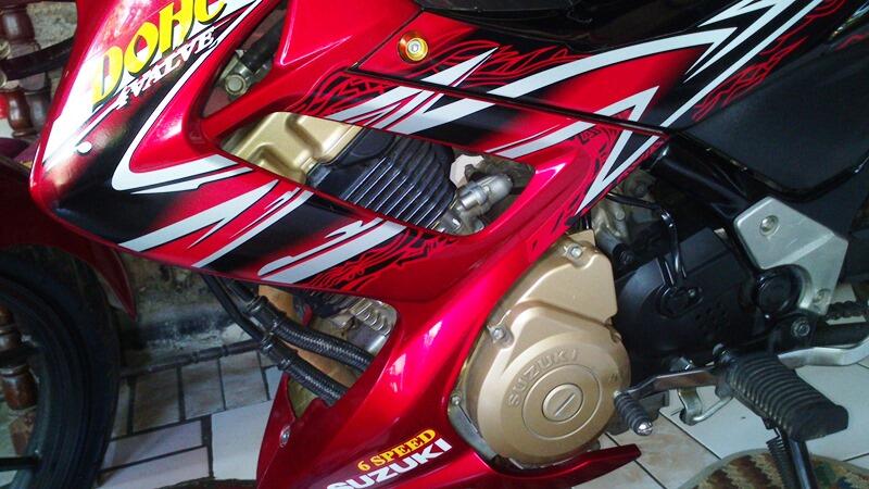 Terjual Satria F U 150 merah hitam 2012 B-Depok  KASKUS