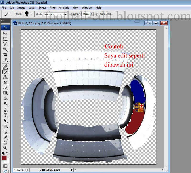 Tutorial Membuat Koreografi Suporter PES 2013