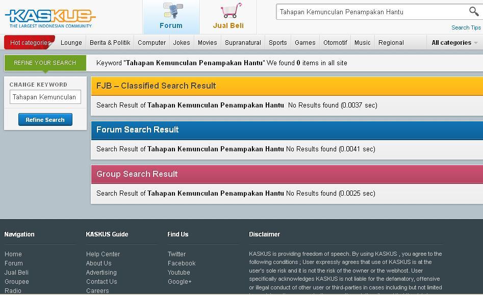 Tahapan Kemunculan Penampakan Hantu