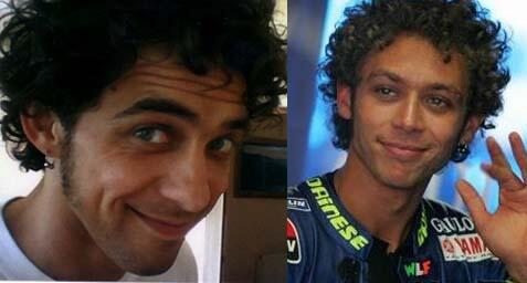 Wajah orang yang mirip dengan pembalap moto gp