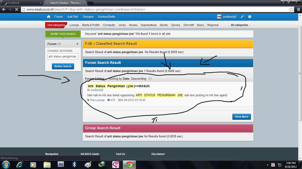 Arti Status Pengiriman (jne)<<MASUK