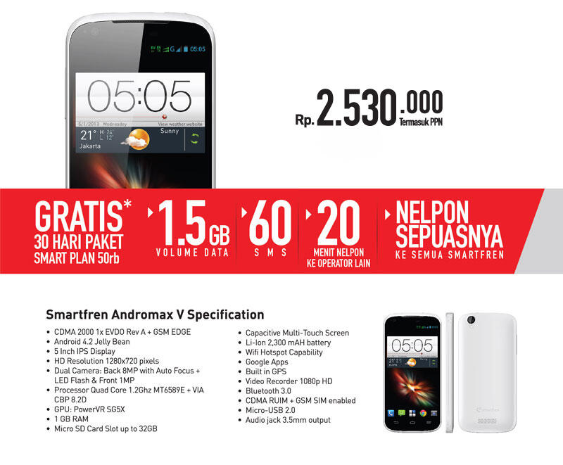 Smartfren Andromax-V (ZTE N986) | KASKUS