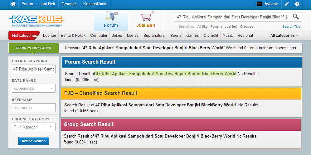 47 Ribu Aplikasi Sampah dari Satu Developer Banjiri BlackBerry World