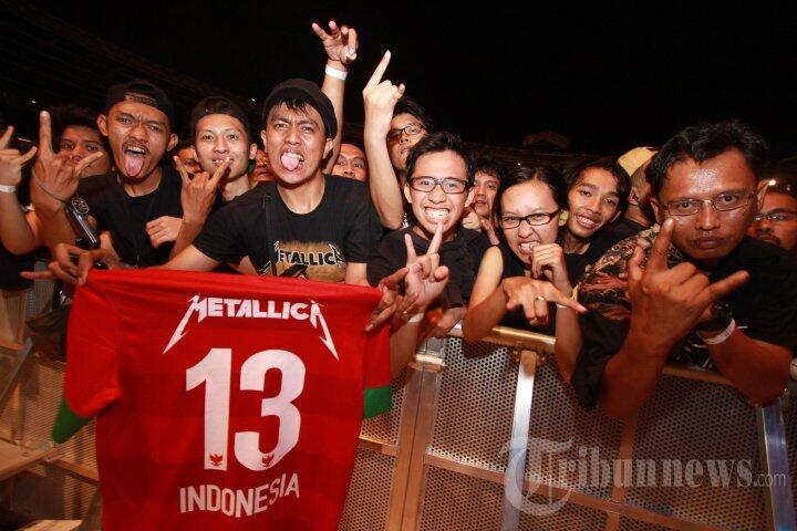 Kisah Jokowi muda nonton Metallica tahun 1993