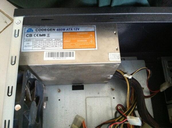 WTS Casing Simbadda C2771 & PSU CODEGEN 480 watt ATX 12V