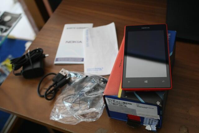 Baru 1 Minggu !! Nokia Lumnia 520 Red Garansi Fulll Resmi 1 Tahun