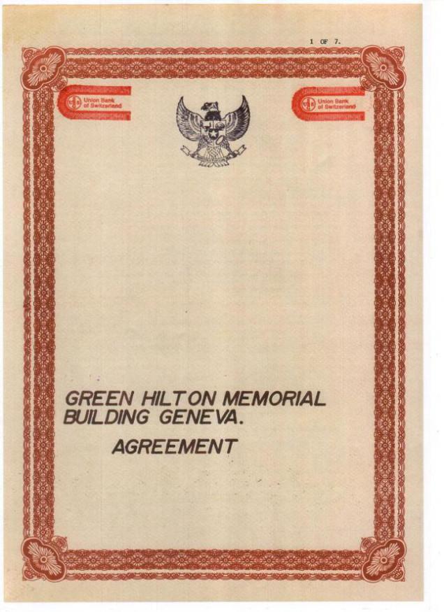 HARTA KARUN INDONESIA DI GENEVA