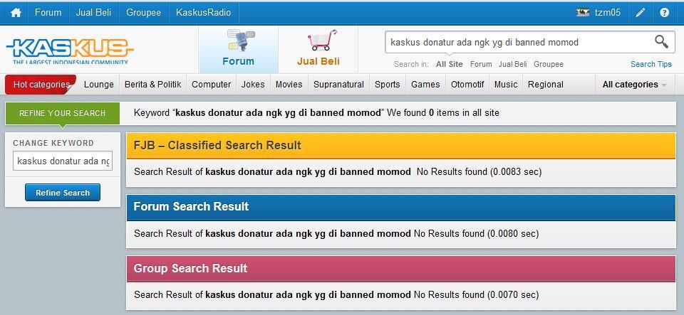 kaskus donatur ada ngk yg di banned momod