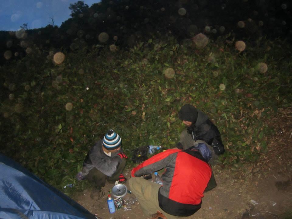 Puncak slamet 17 Agustus 2013