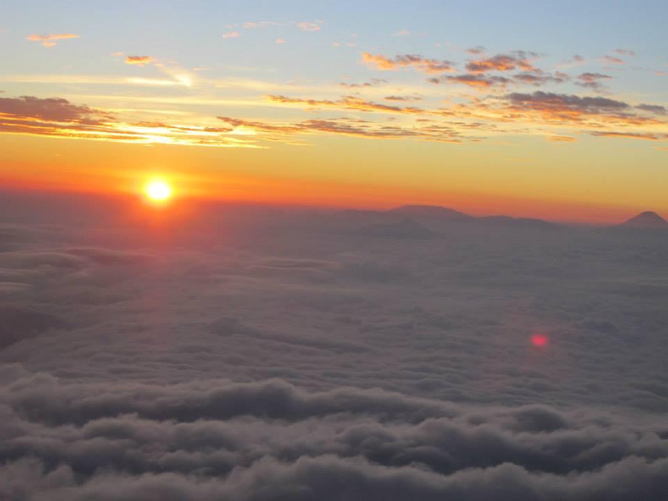Puncak slamet 17 Agustus 2013