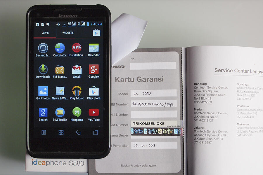 Lenovo S880