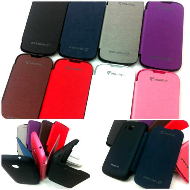 FLIPCOVER ANDROMAX C DAN ADNROMAX V MURAH MERIAH
