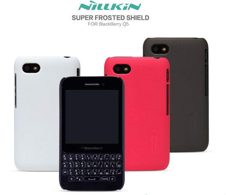 Nillkin Frosted Super Shield Hardcase Blackberry Q5 Free Ongkir