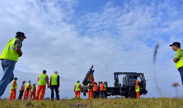 (foto) Uji Coba Peluncuran Roket RX2020
