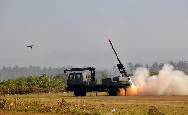 (foto) Uji Coba Peluncuran Roket RX2020