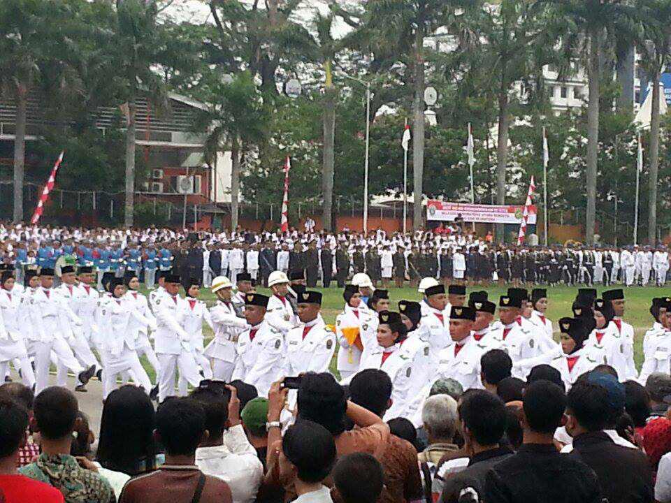 Bule ini Ikut Paskibraka di HUT RI ke 68