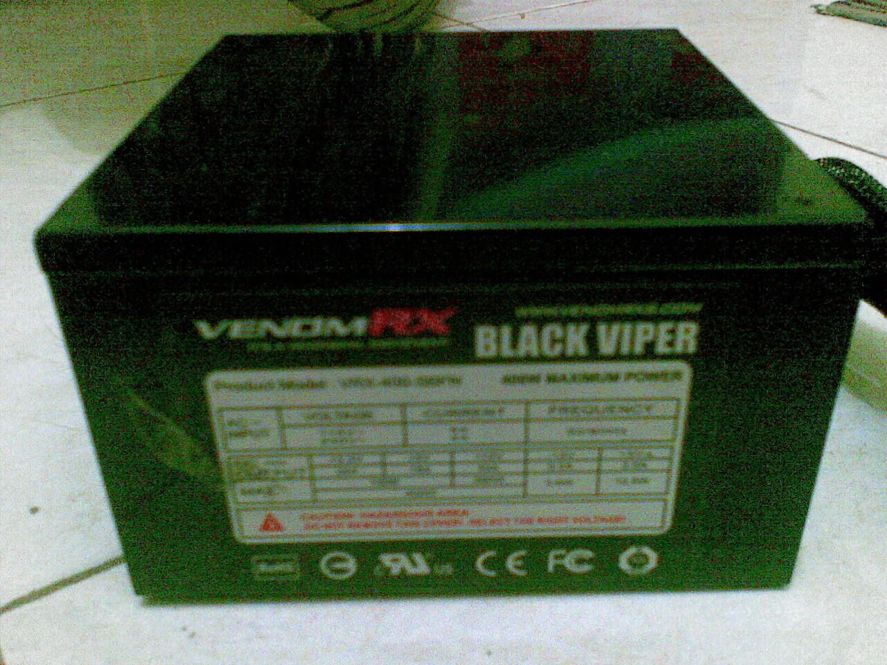 VENOM RX BLACK VIPER VRX-400-SBFN