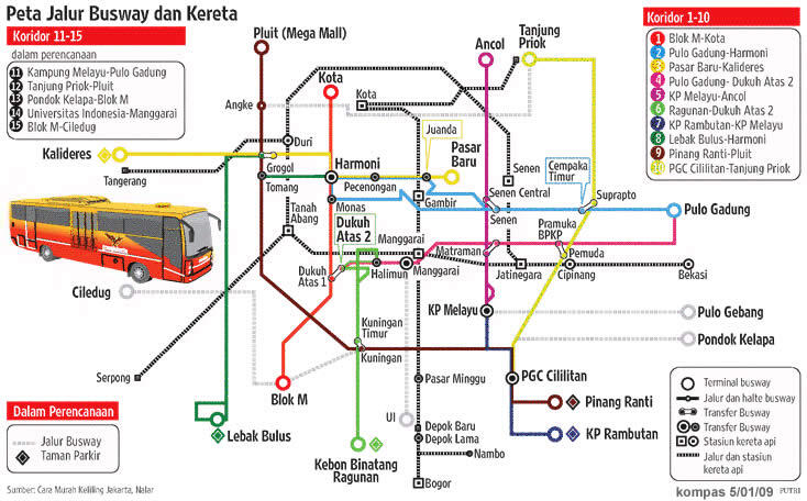 &#91;PIC&#93; ADA 11 SISTEM BUSWAY (BRT) DI 11 KOTA INDONESIA, TERBANYAK DI DUNIA