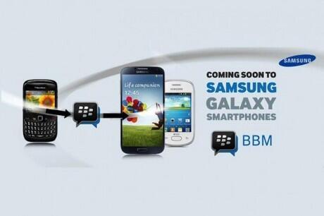 BlackBerry Messenger Siap Hadir di Samsung Galaxy