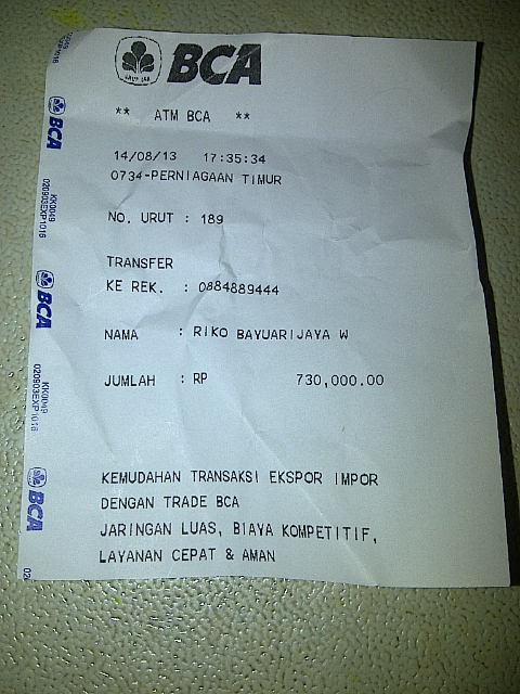 CWE ANE KENA TIPU GAN :( (ID KASKUS : tokojammurah, ID T*K* B*G*S : DSEVENCOM)