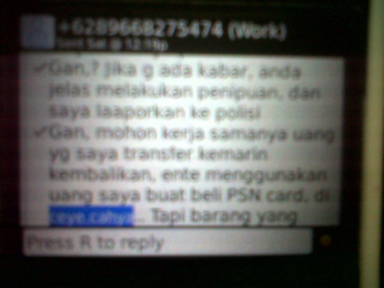 SURAT TERBUKA UNTUK ID ferry.kurnia1 0896 6827 5474 <HP PELAKU MASIH AKTIF
