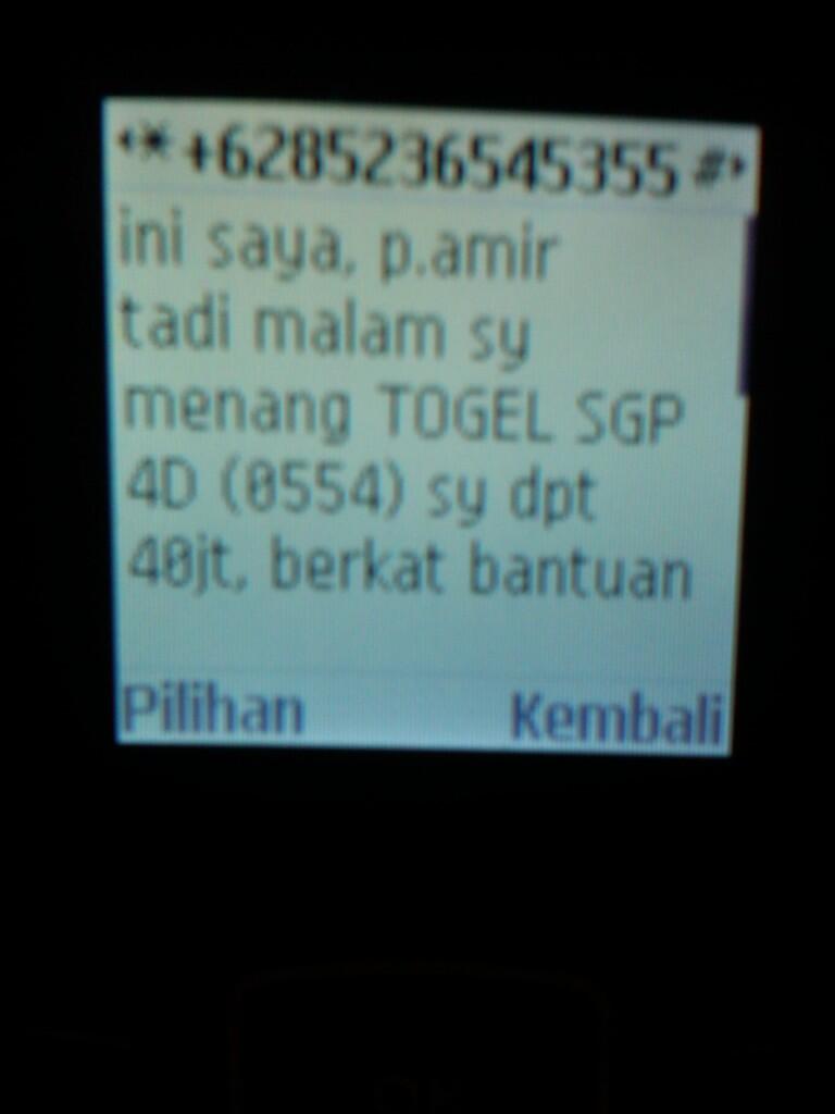 SMS yang masuk tadi malam di hp ane (Share)