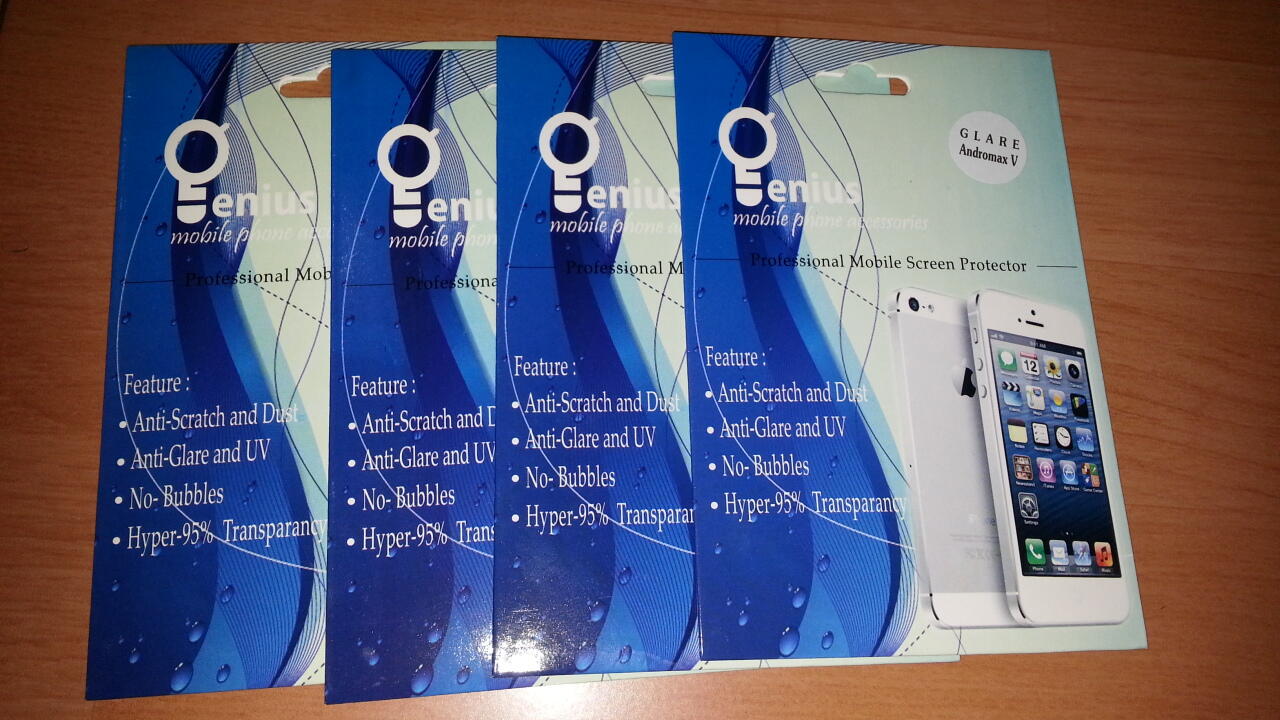 Flipcover & Screenguard Andromax V harga grosir