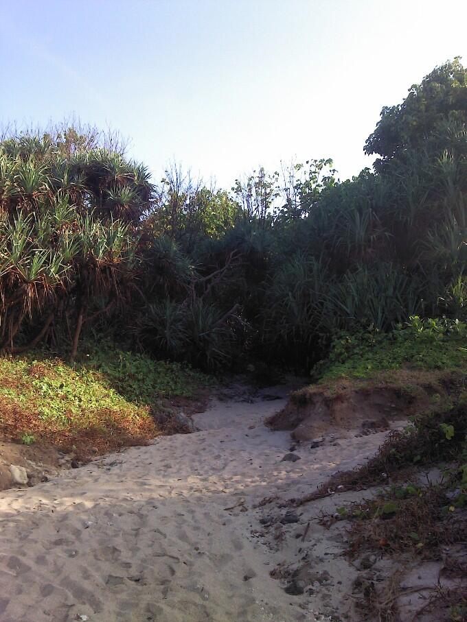 Camping semalam di Pantai Njuwok, Gunung Kidul