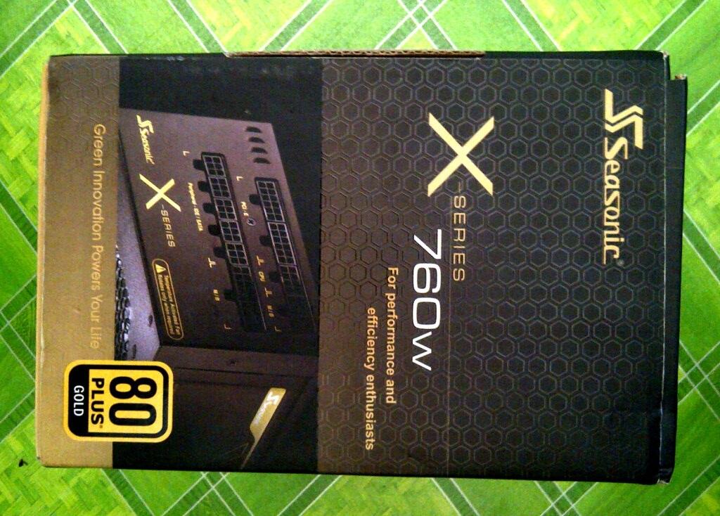 PSU SEASONIC X760 GOLD FULLLSET LIKE NEW ....