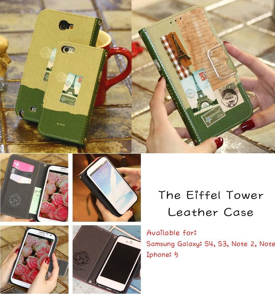 Diary Case / Leather Case for Samsung and Iphone import Korea
