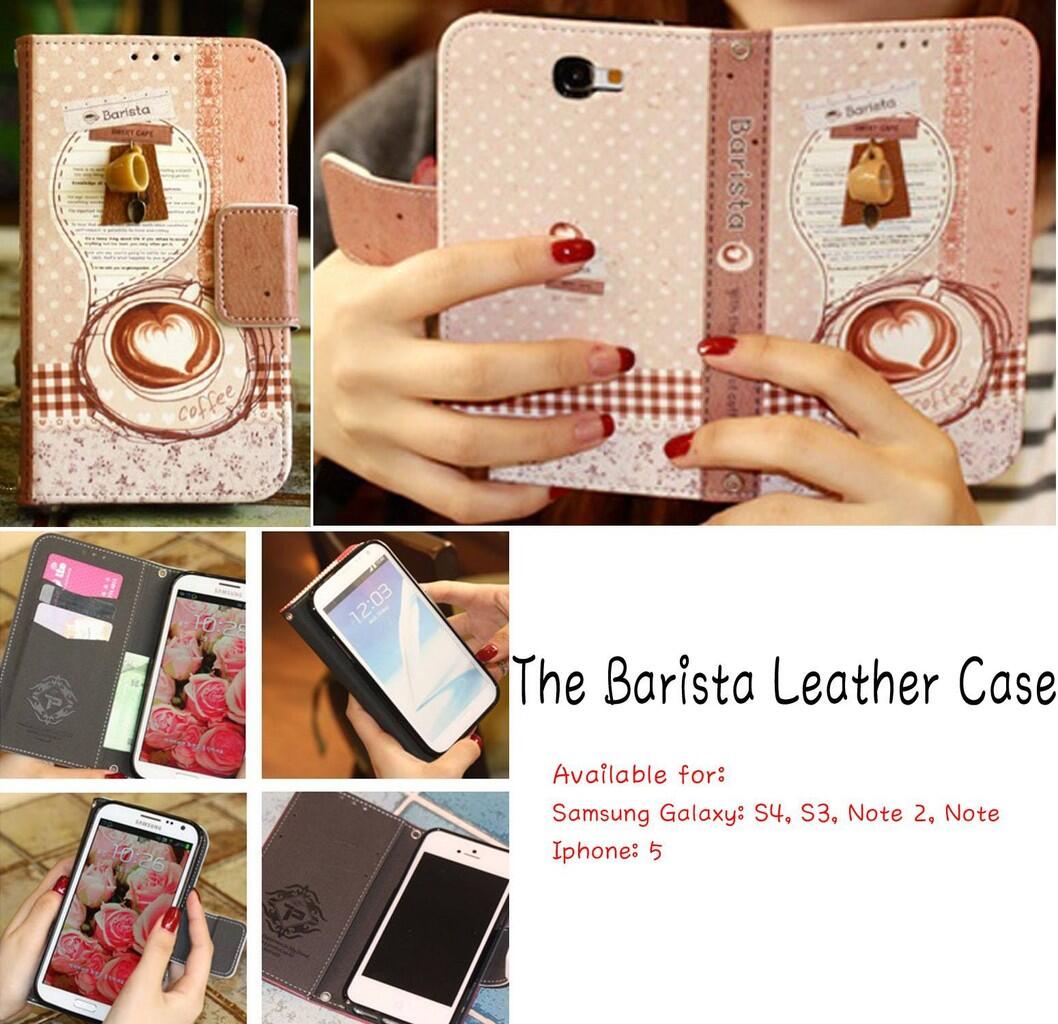 Diary Case / Leather Case for Samsung and Iphone import Korea