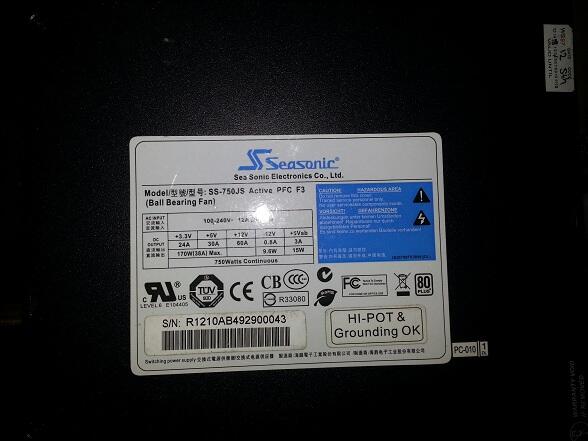 Jual Psu Seasonic SS-750JS