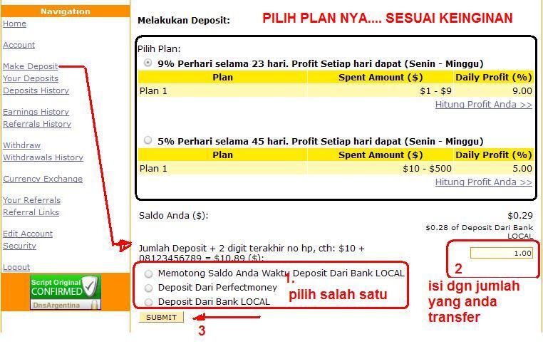 Modal 5$ dapatkan Pengasilan tiap hari